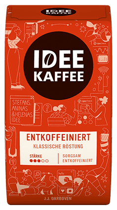 Red version of the idee kaffee